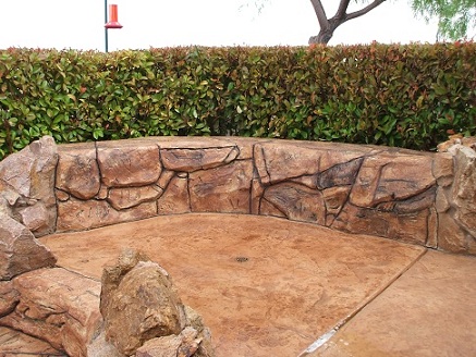 pool faux painting