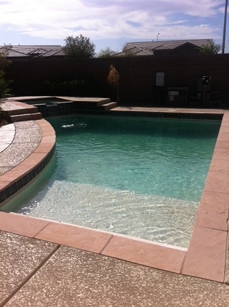 clean pool after