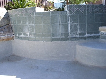 waterfall water
      spots before